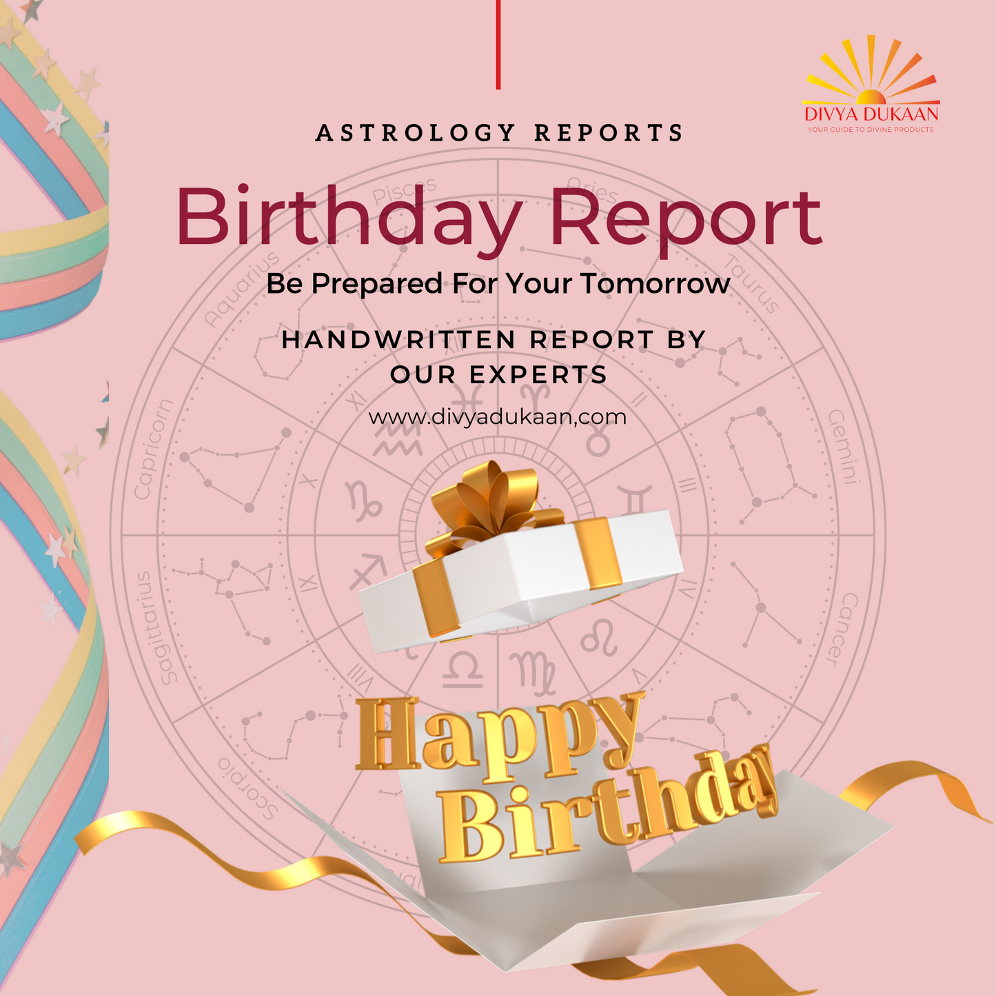 Birthday Report - Divya Dukaan - Shop by Astro River