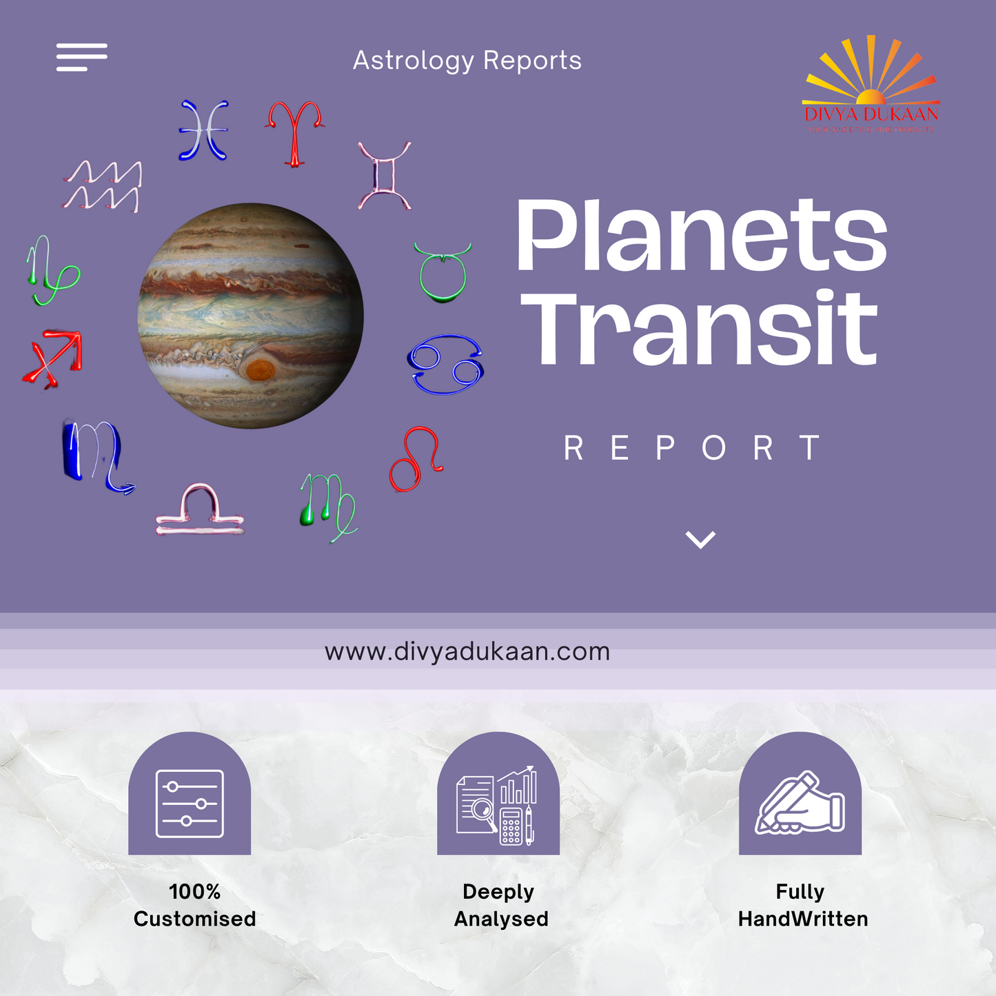 Planet Transit Report - Divya Dukaan - Shop by Astro River