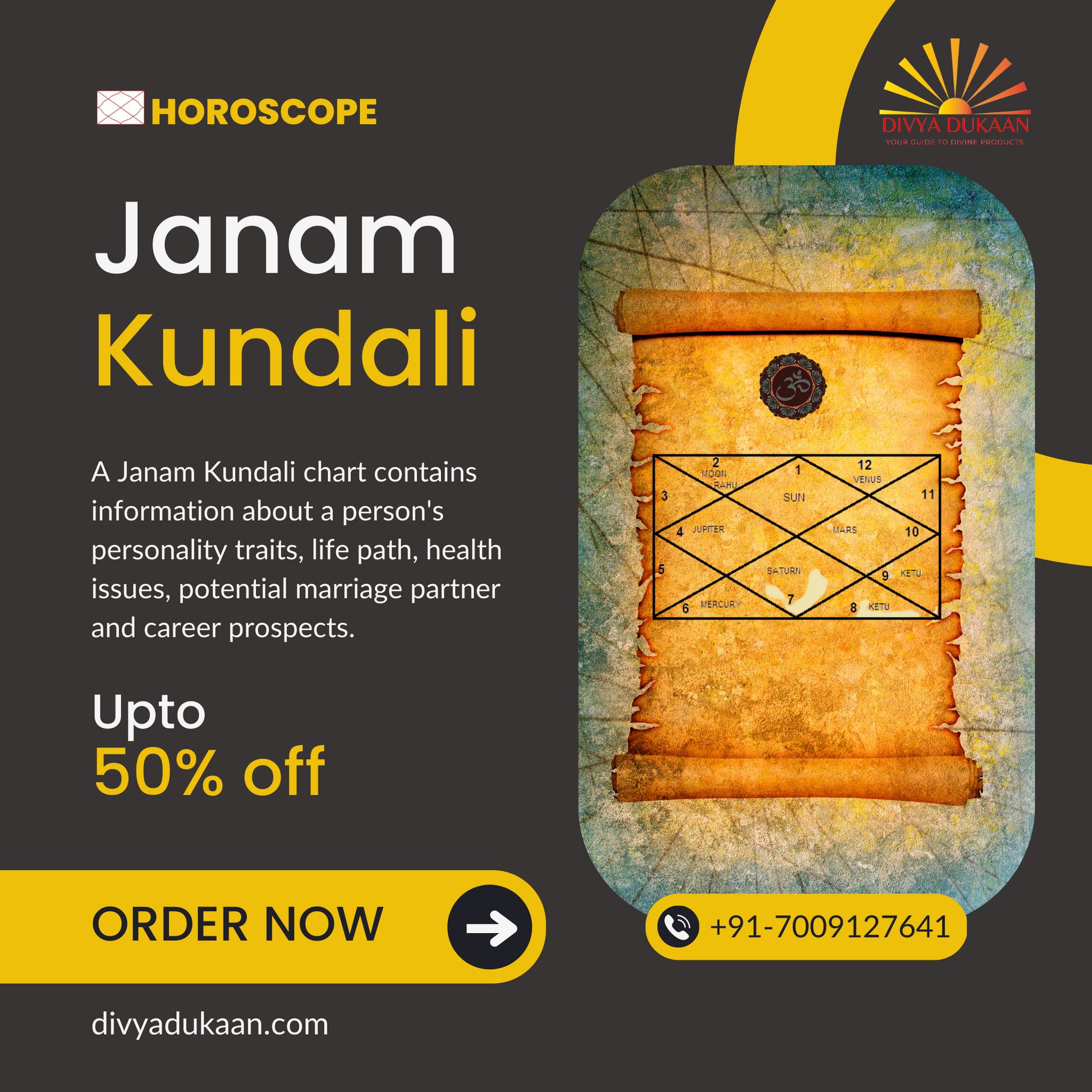 Janam Kundali - Divya Dukaan - Shop by Astro River