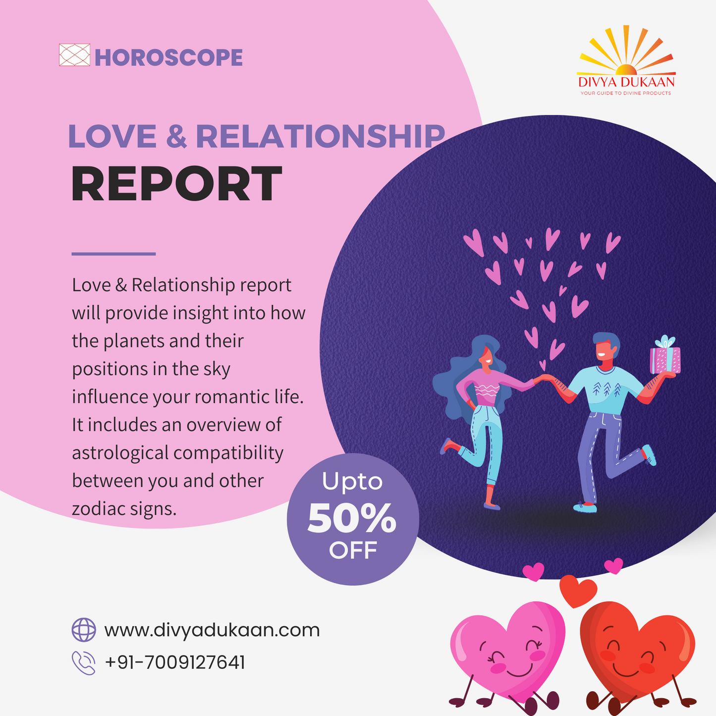 Love & Relationship Report - Divya Dukaan - Shop by Astro River