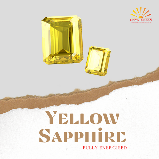 Yellow Sapphire/Pukhraj - Divya Dukaan - Shop by Astro River