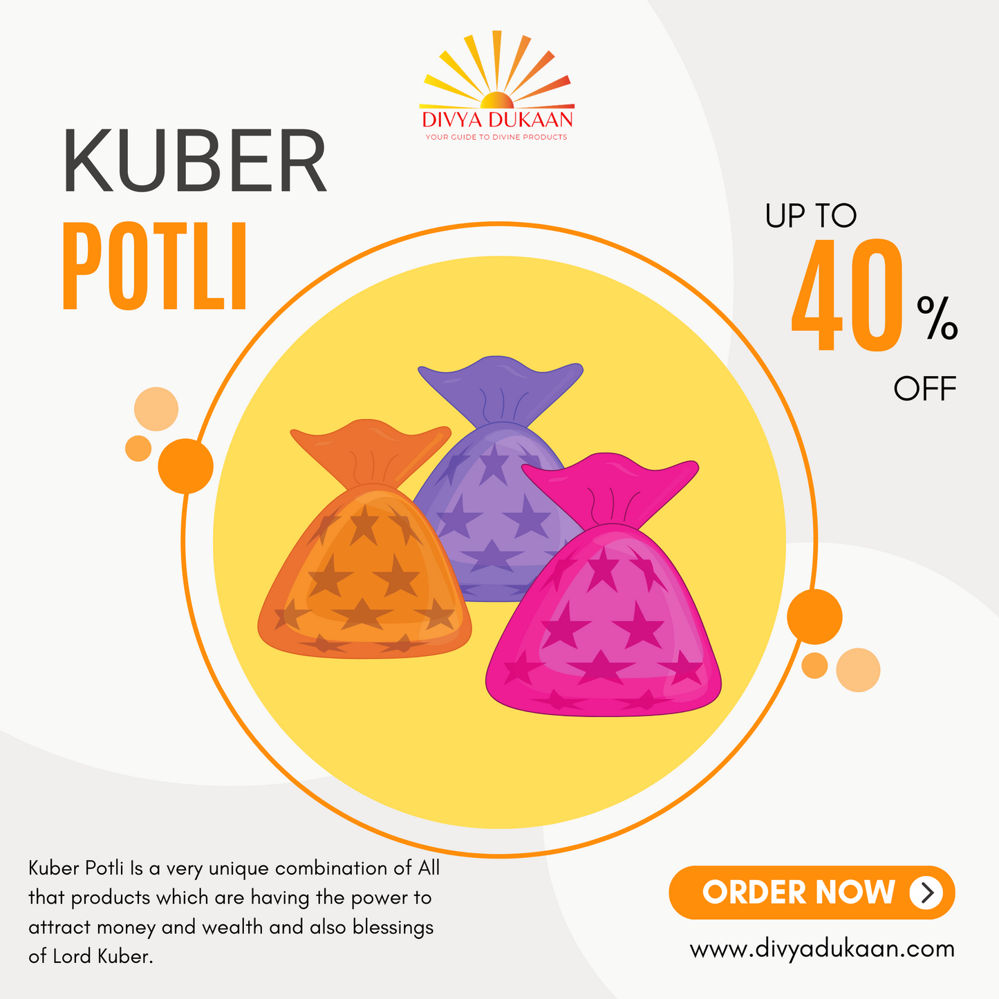 Kuber Potli - Divya Dukaan - Shop by Astro River