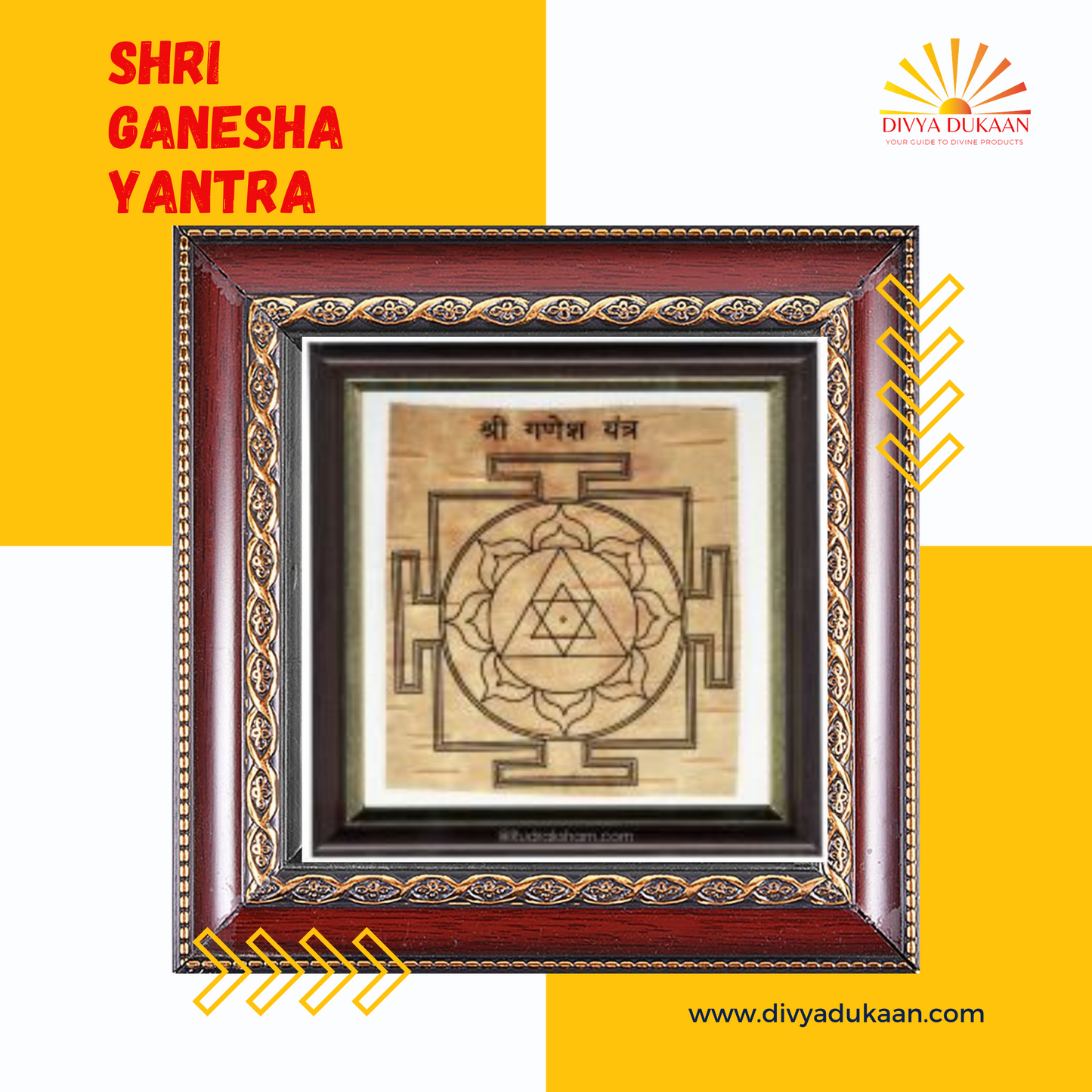 Shri Ganesha Yantra - Divya Dukaan - Shop by Astro River